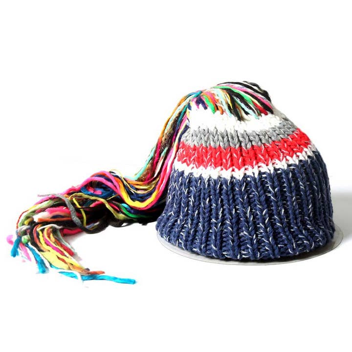 Ole - Wholesale Beanie - Women's - Tassel Knitted Beanie C02281