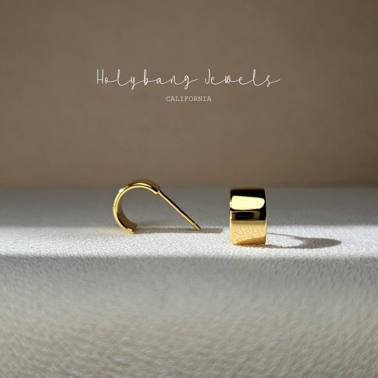 HolyBang Jewels - Wholesale Huggie Earrings - THICK OPEN HUGGIE EARRINGS - E-HT1406 / E-HT14051