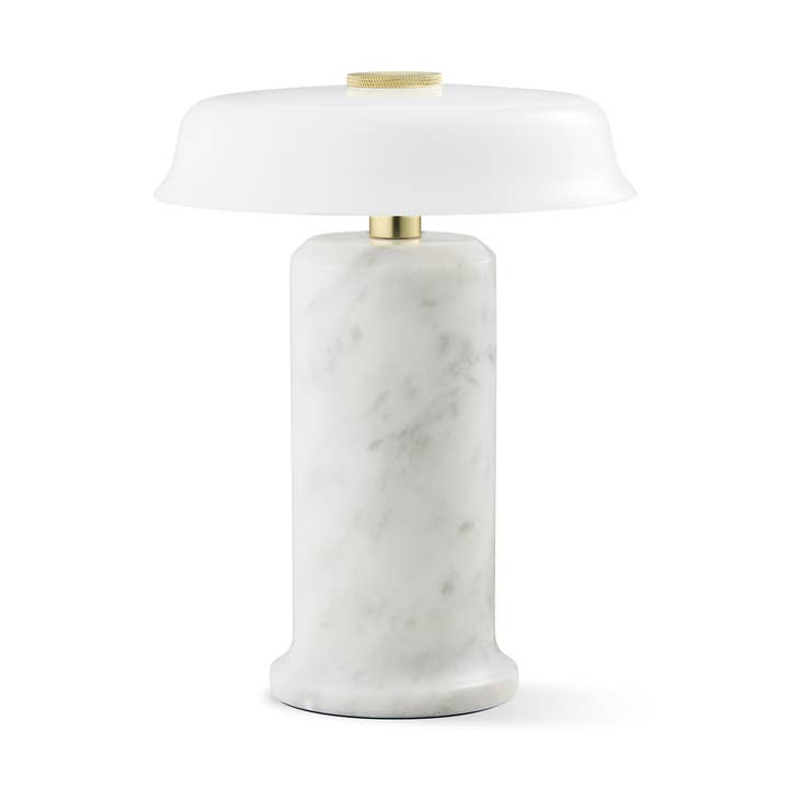 Trip 2 Tischlampe – Carrara | Opal für den Großhandel von Marie Burgos Collection