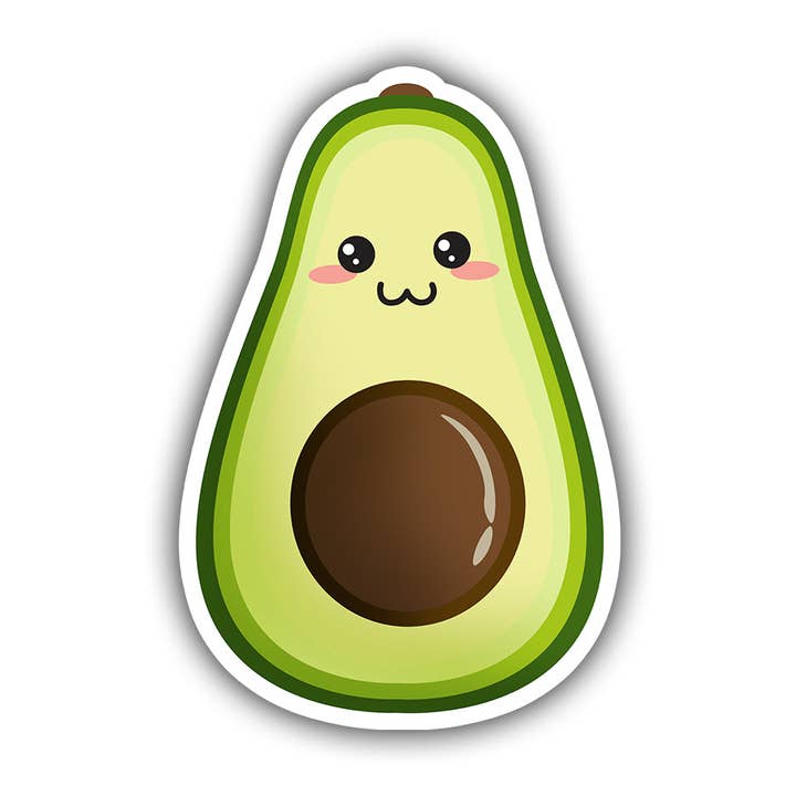 Pegatina de aguacate para venta al por mayor de HackStickers