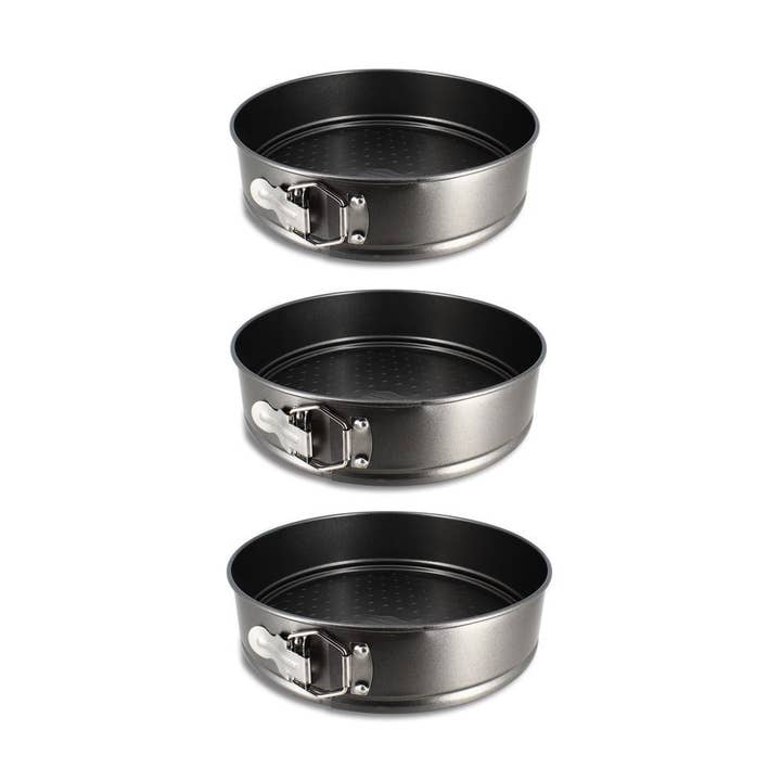 Menastyl - Wholesale Cake Pan - Set 3 AMANDINE carbon steel springform molds0