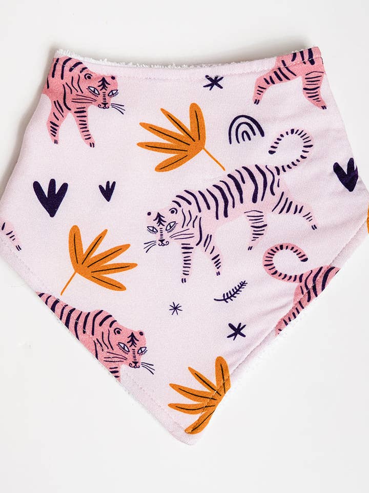 Babete Pink Tigers por atacado de Pax & Lucy