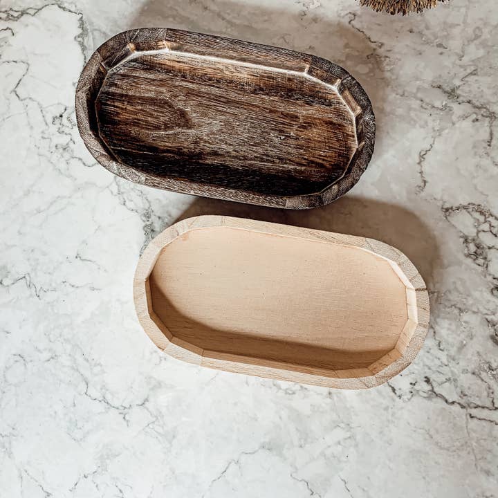 Gia Roma - Wholesale Decorative Tray - Rustic Wood Tray, Handmade Wooden Dispenser & Trinket Tray16