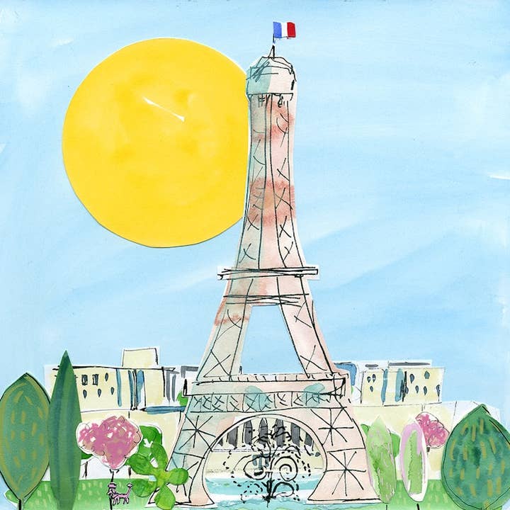 Tour Eiffel pour la vente par Liz Lind Editions