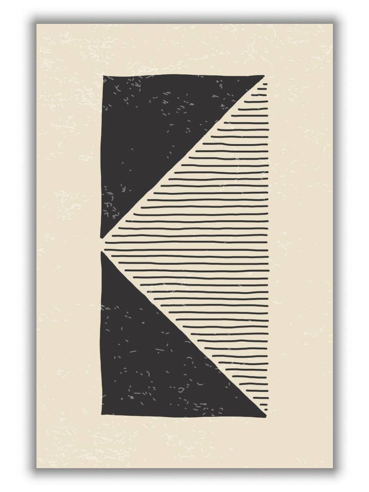 Black Triangles serie #1 voor wholesale door Stanley Print House