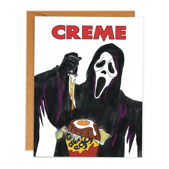 Scream Osterkarte für den Großhandel von Kitsch Culture