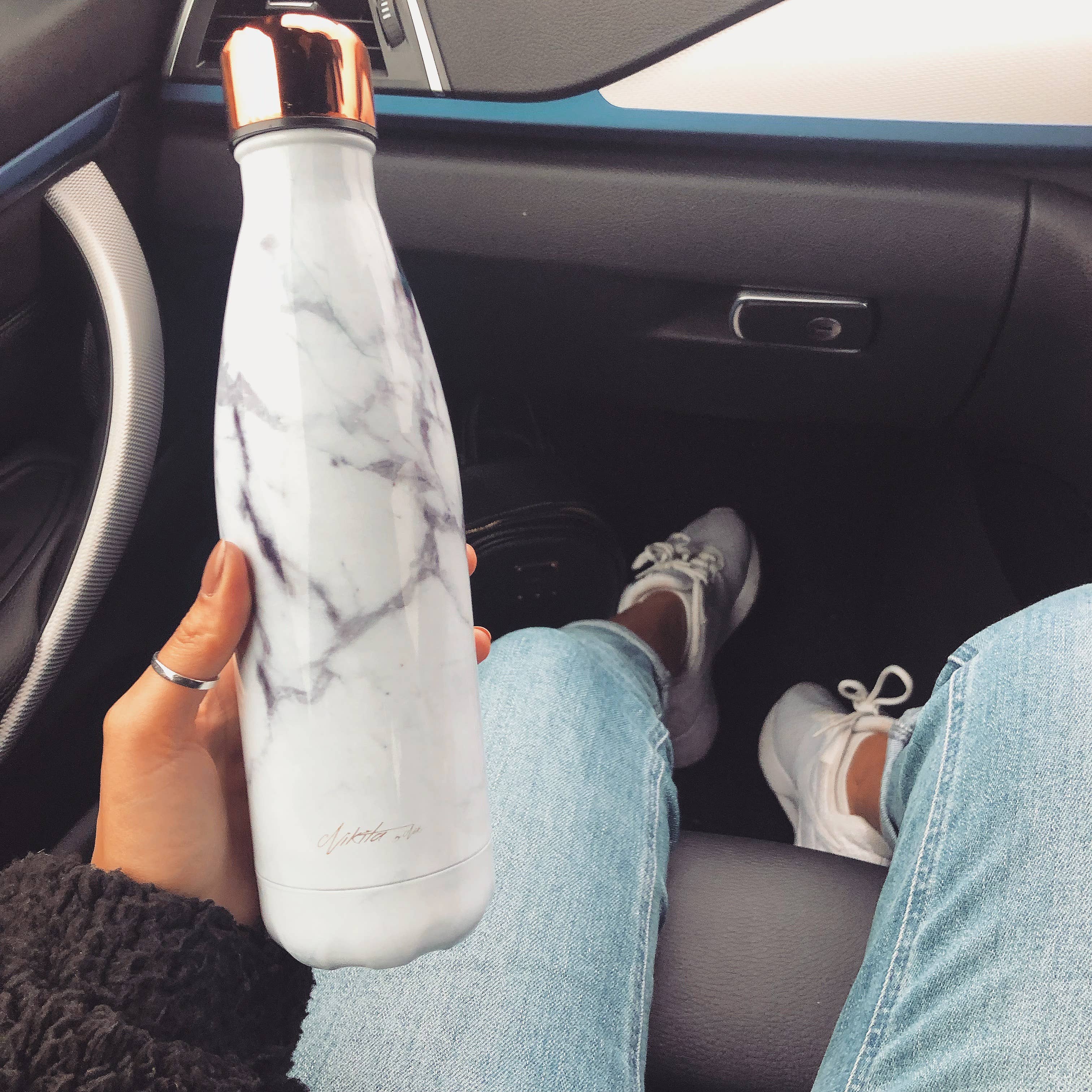 Nikita By Niki - Vendita all'ingrosso Borracce - Borraccia in acciaio inox effetto marmo | Senza BPA | 2 colori1