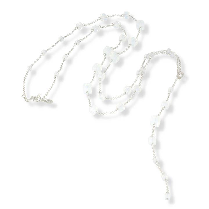 Windows Change-ABLE Necklace in White Opal for wholesale by Riina Mettas Jewelry