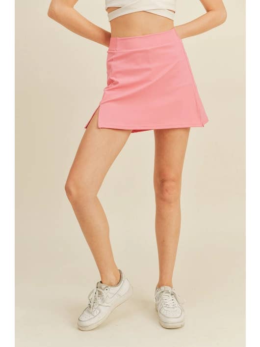 Pink High Waist Tennis Skirt for wholesale on Faire3
