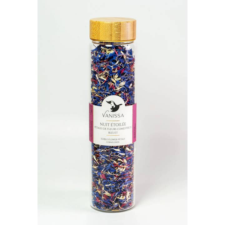 Vanissa - Wholesale Dried Spice - Starry Night: Edible Flower Petals: Cornflower
