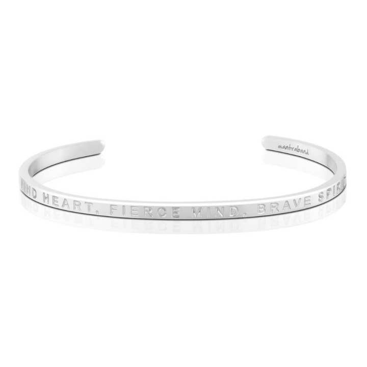 Lief Hart, Krachtige Geest, Moedige Ziel (geen inkt) - armband voor wholesale door MantraBand