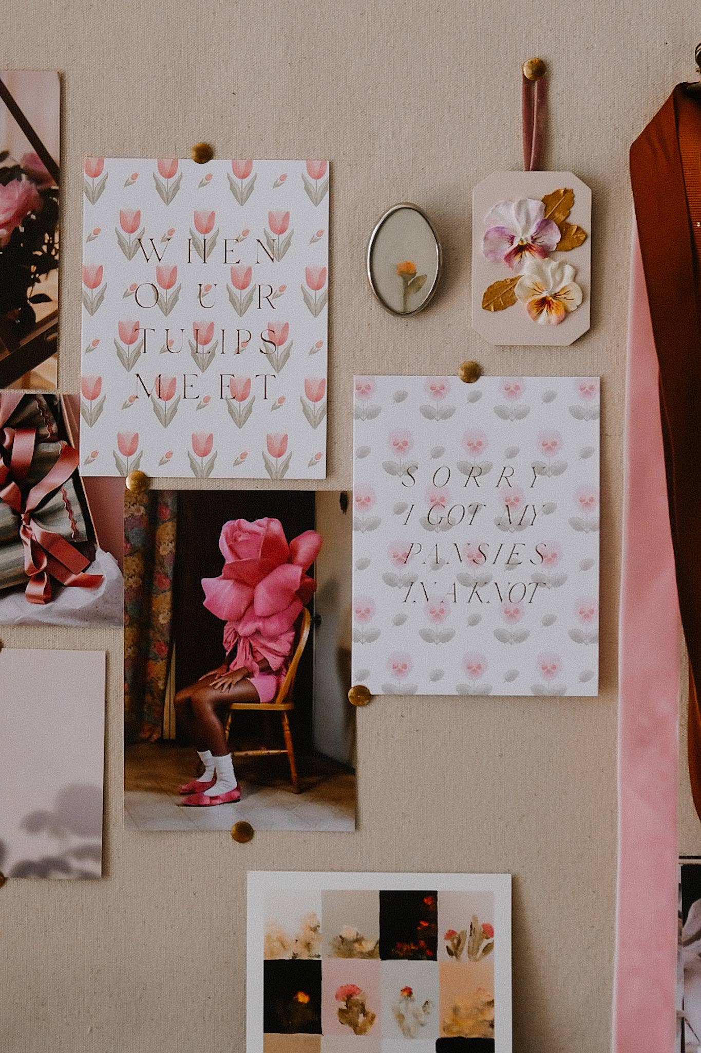 Flower Heads - Wholesale Everyday Greeting Card - Sorry I Got my Pansies in a Knot | Apology | Greeting Card2