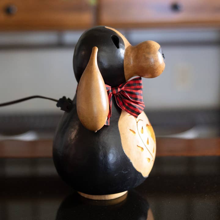 Meadowbrooke Gourds - Wholesale Decorative Tabletop Object - Hudson - Medium Lit1