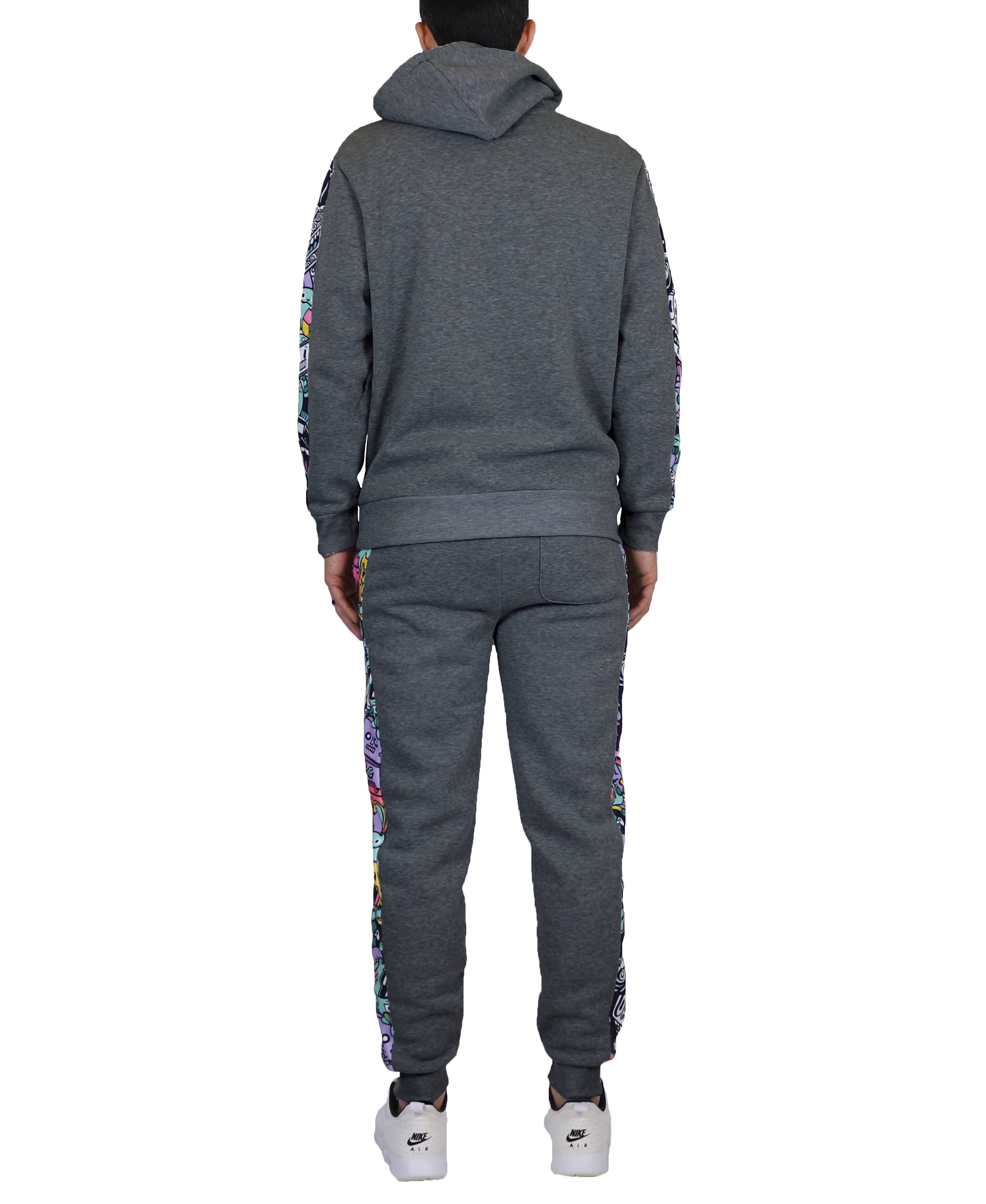 Galaxy By Harvic - Wholesale Lounge Set - Men's - Men's Fleece Hoodie & Jogger Set - SUPERIOR4