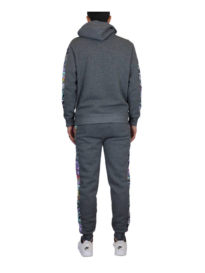 Galaxy By Harvic - Wholesale Lounge Set - Men's - Men's Fleece Hoodie & Jogger Set - SUPERIOR4