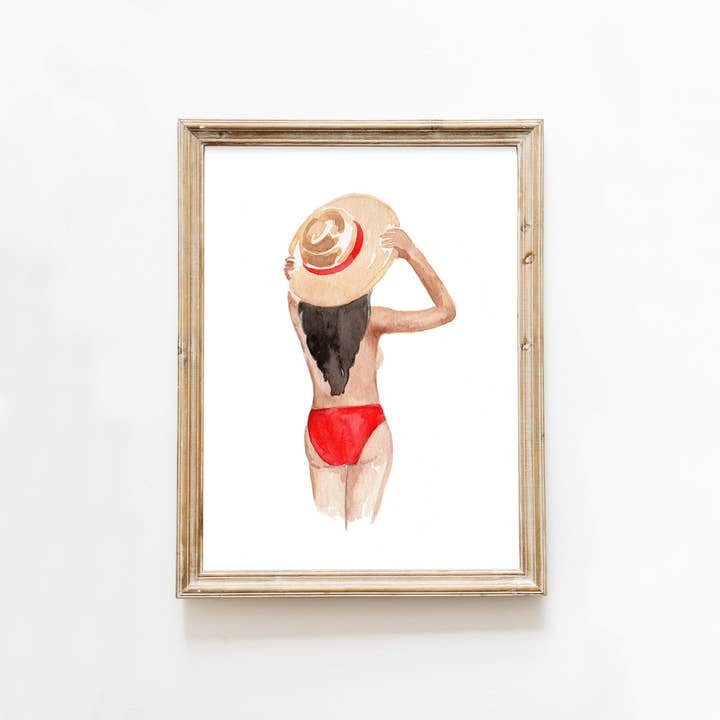 Impressão artística em aquarela Serena por atacado de Studio C Paper