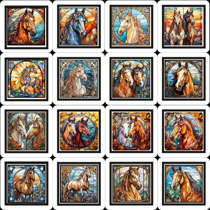 Magnets - Horse Gallery B for wholesale by Nimblepic