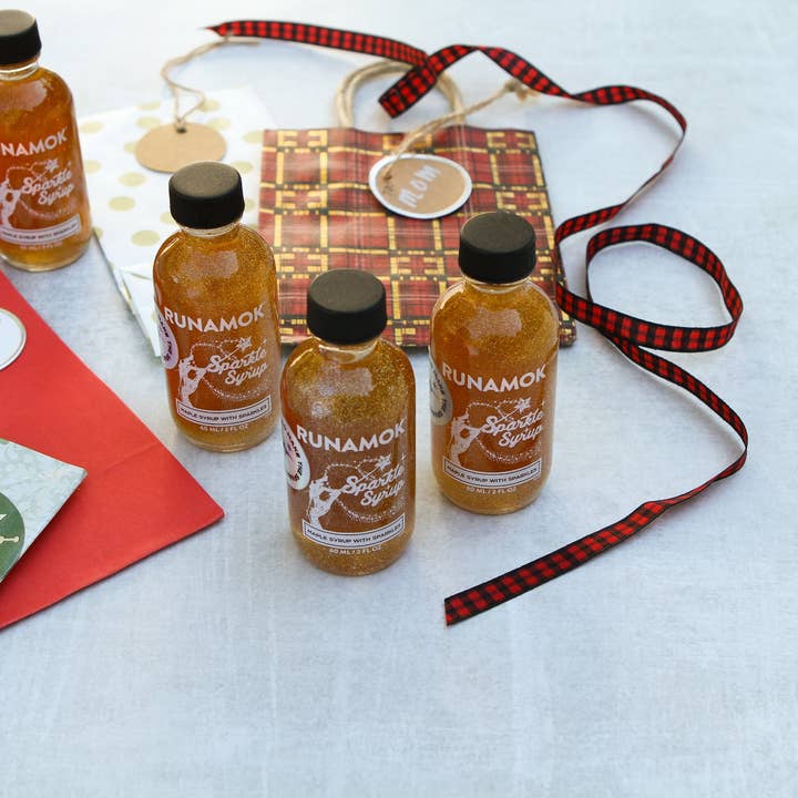 Runamok - Wholesale Maple Syrup - Mini Sparkle Syrup 60ml w/ 12pk POS Display
