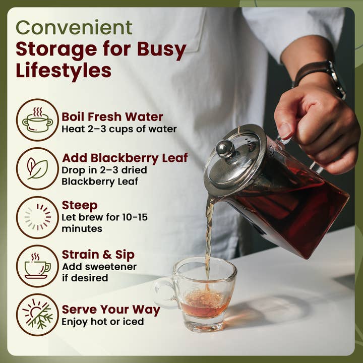 Organic Way LLC - Wholesale Loose Tea - Dried Blackberry Leaf Whole (Rubus fruticosus) - European Wild-Harvest | Kosher Certified | Raw, Vegan, Non GMO & Gluten Free | USDA Certified | Origin - Albania6