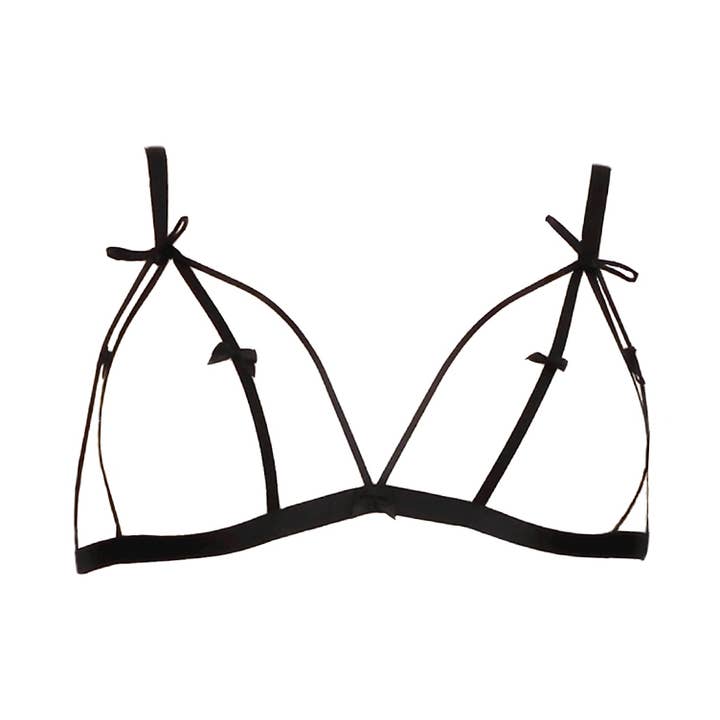 mia open cup triangle bra for wholesale by fishbelly