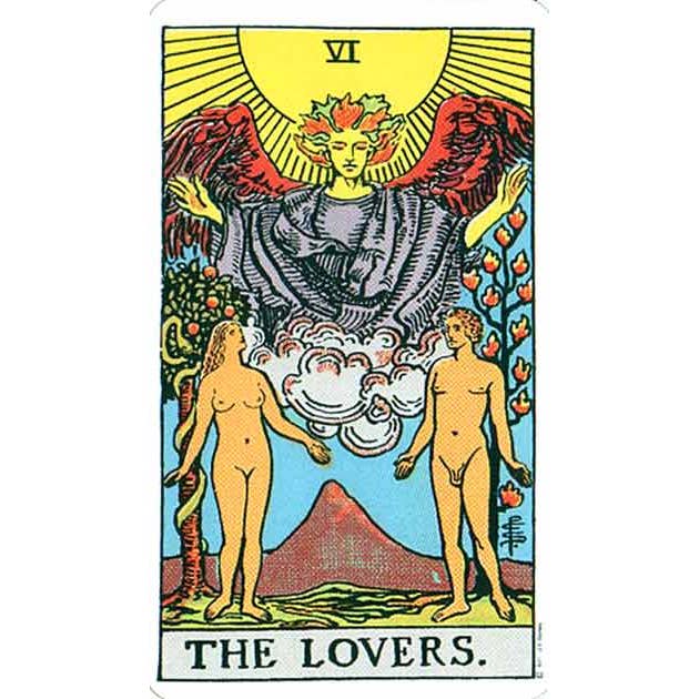 Abernathys – Großhandel Aufkleber – Große Tarotkarten-Aufkleber The Lovers