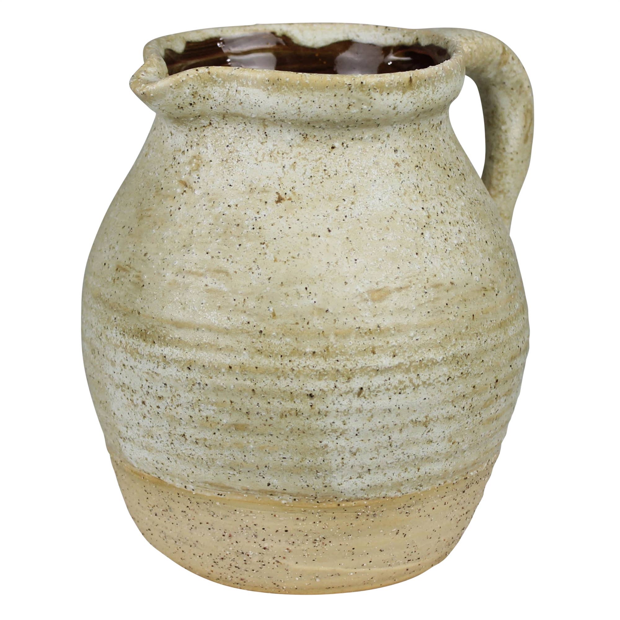 HomArt – Großhandel Krug – Umbria Krug aus Keramik, weiß1