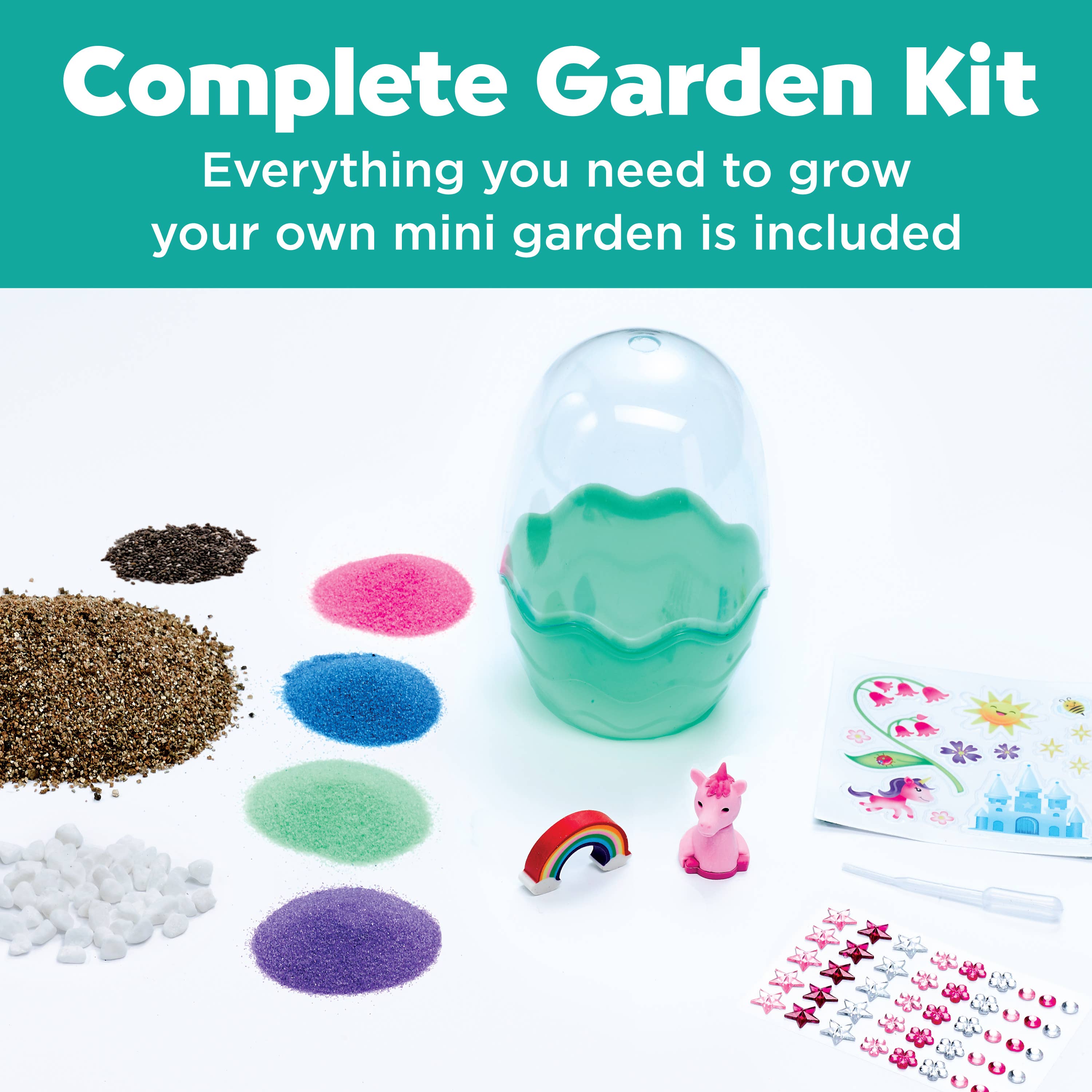 Faber-Castell / Creativity for Kids - Wholesale DIY Craft Kit - Kids - Grow a Mini Garden – Unicorn - DIY Craft Kit for Kids5