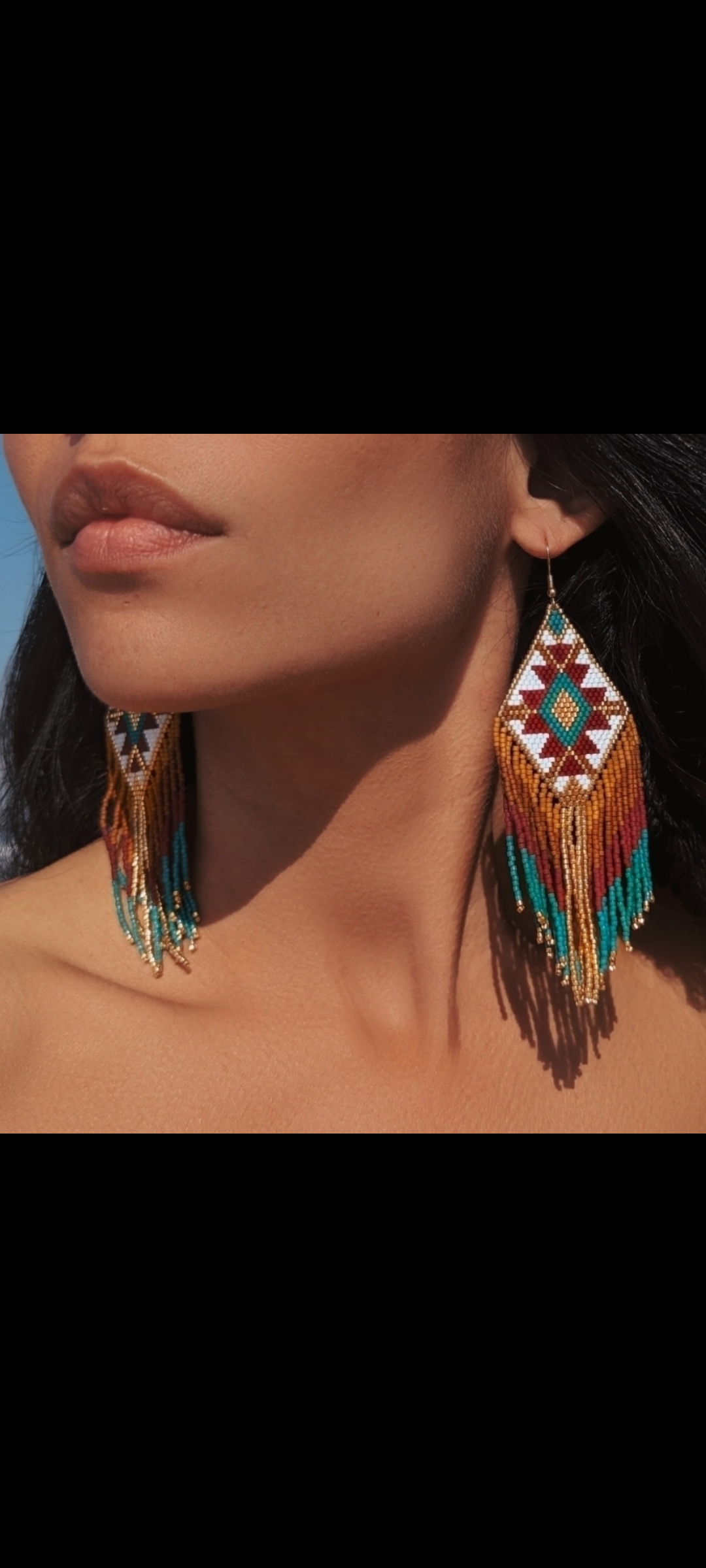 Agua del Río - Wholesale Dangle Earrings - Ethnic Colombian handmade earrings - SELVA4