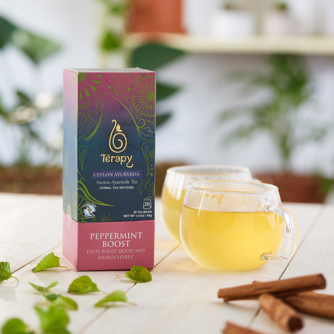 Terapy Ceylon Tea - Wholesale Health/Detox Tea - Peppermint Boost Ayurveda Tea4