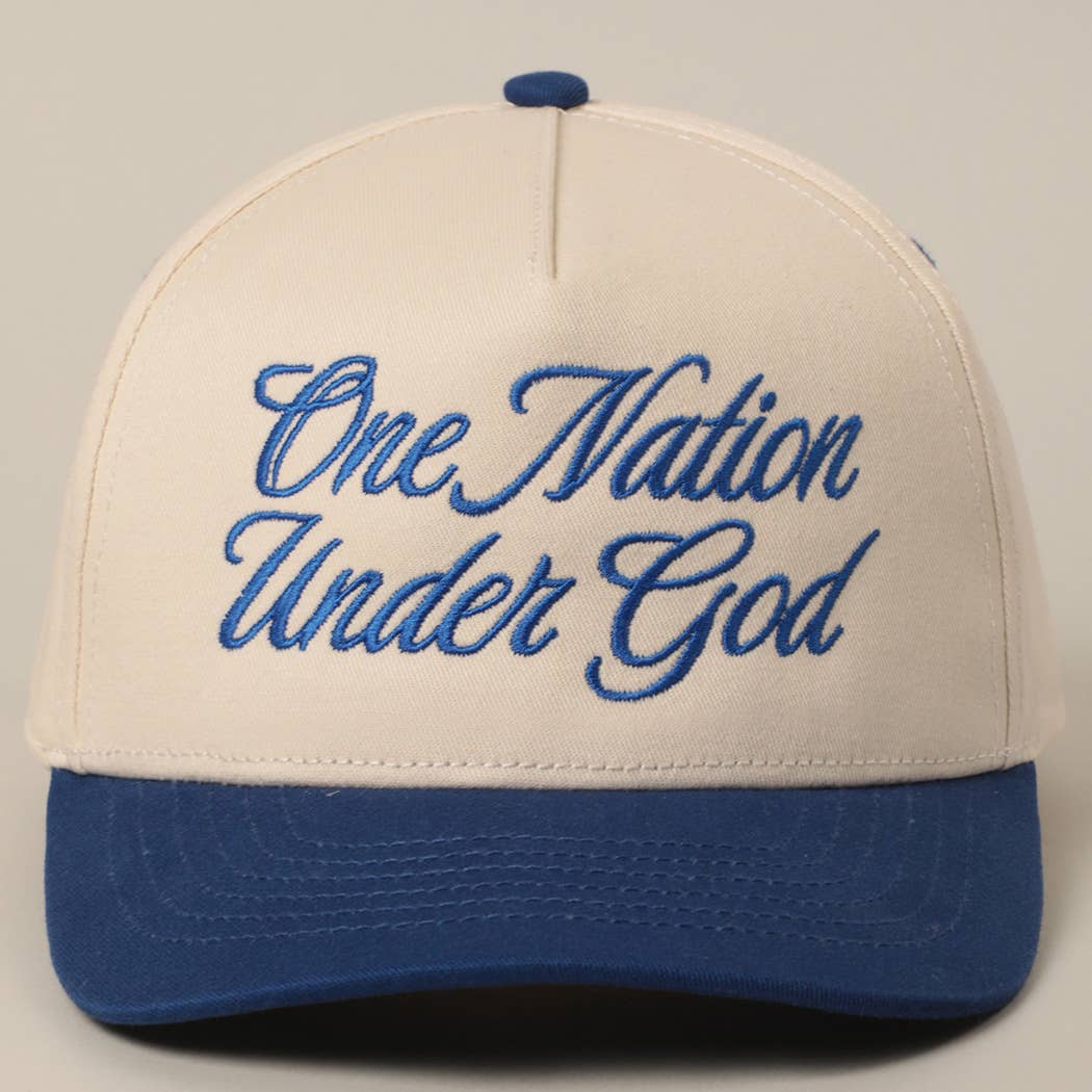 Fashion City - Wholesale Truckerpet - Uniseks - One Nation Under God Two-Tone Truckerpet20
