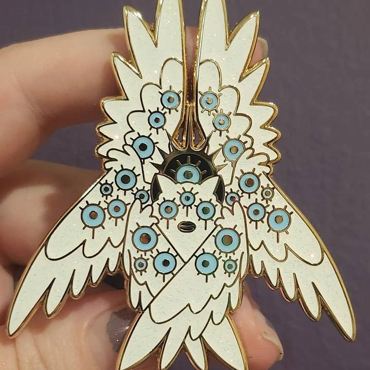 CatHead Pins - Wholesale Lapel Pin/Button - New Furby Seraphim Biblically Accurate enamel pin Angel