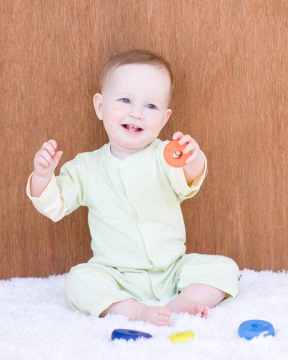 babysoy Inc - Vente Barboteuse – bébé - Combinaison à manches longues de style baseball basique9