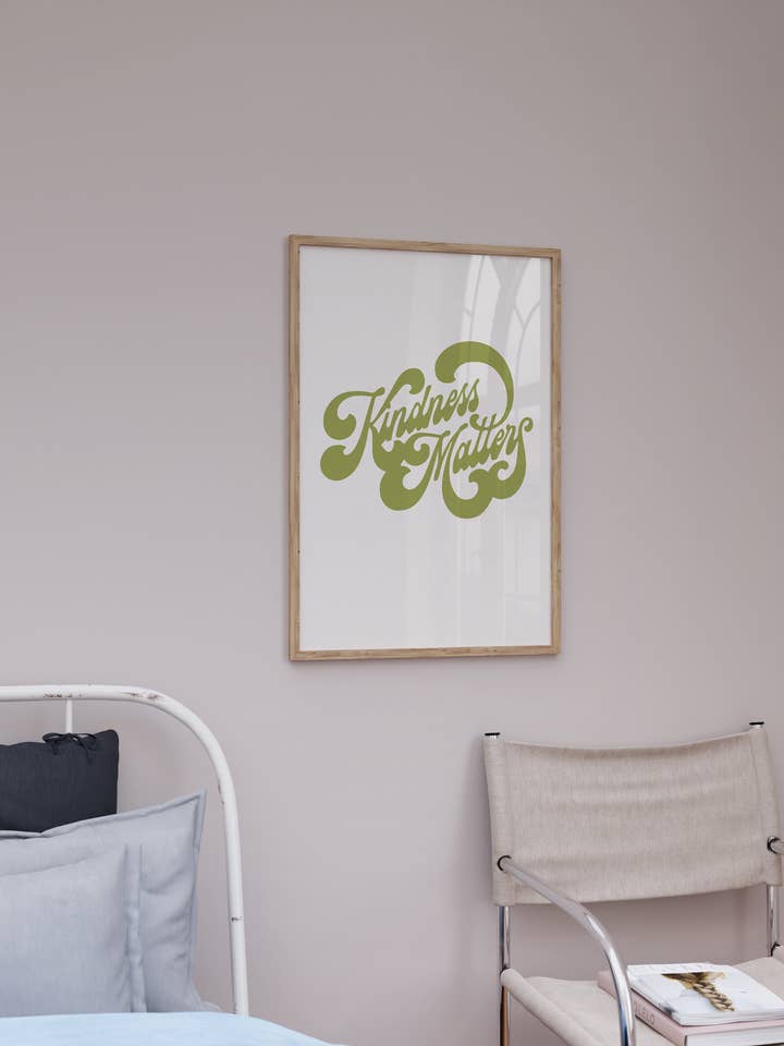 Kindness Matters, stampa murale edificante, decorazione da parete, poster per la vendita all'ingrosso da parte di Polished Prints