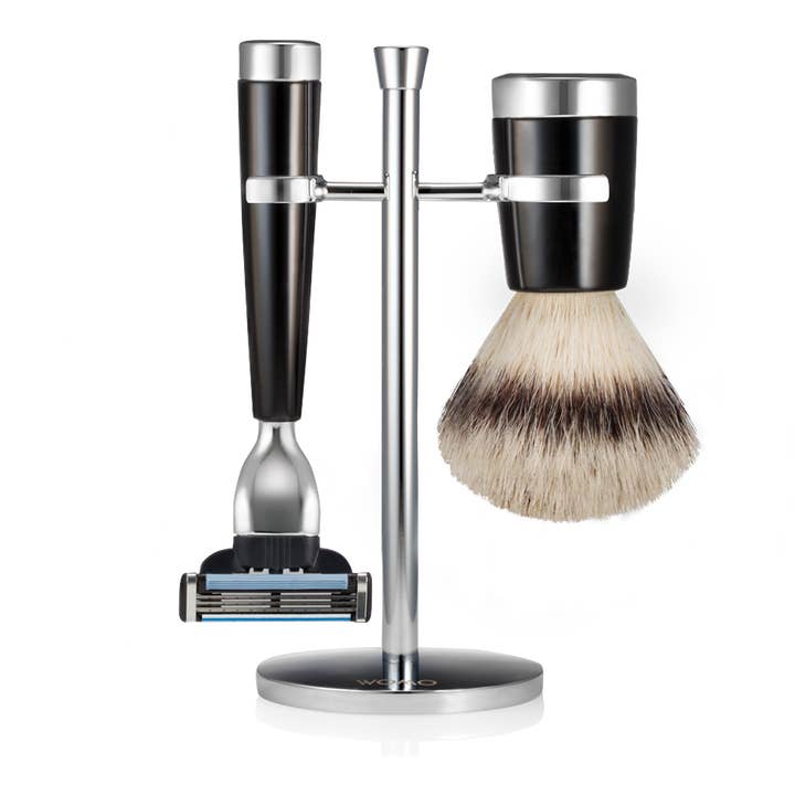 Juego de Afeitado de Resina Negra para venta al por mayor de WOMO