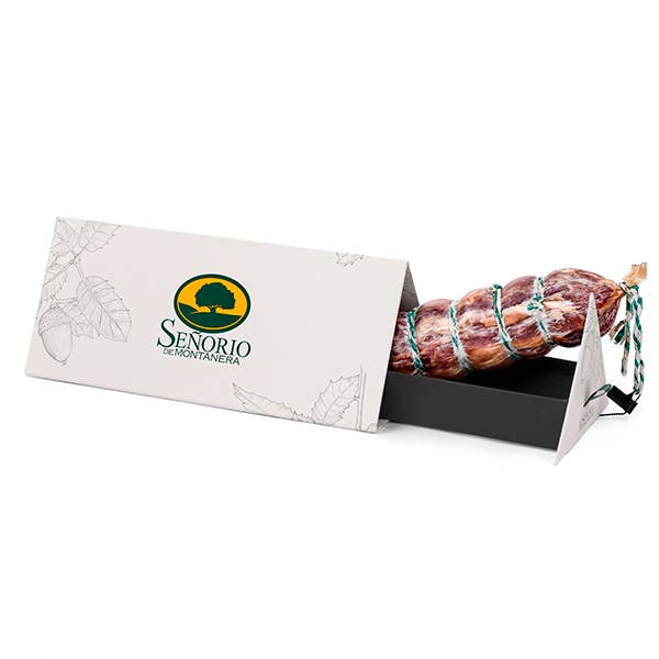 100% Iberian folded acorn loin, Señorio de Montanera for wholesale by Made in Spain Gourmet