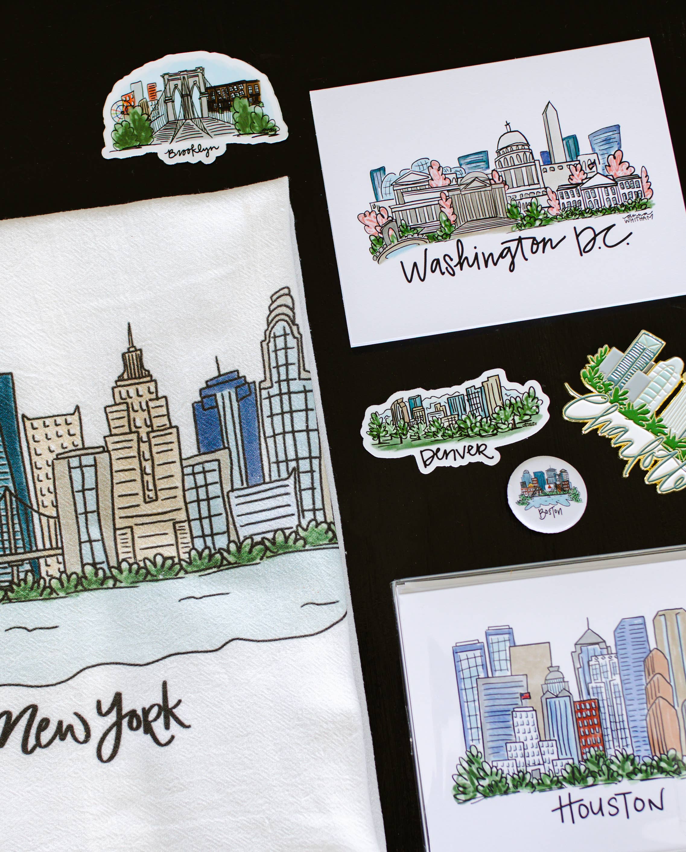 Anna Whitham Co. - Vente Torchons - Torchon Boston2