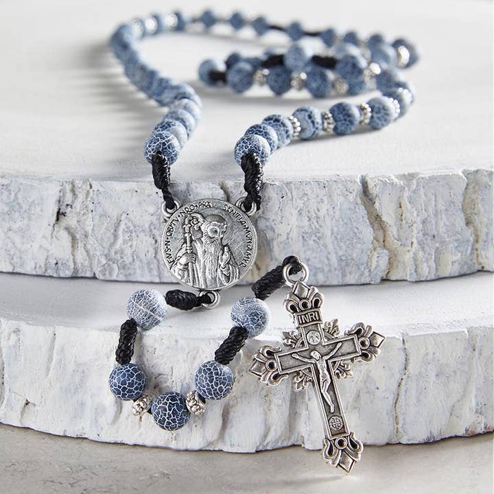 Christian Brands Catholic - Wholesale Prayer Beads Necklace - Sb Stone Rosary1