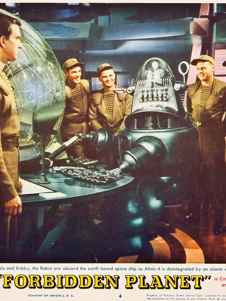 Póster Vintage de Película de Ciencia Ficción Planeta Prohibido (V2) para venta al por mayor de Keep Calm Collection