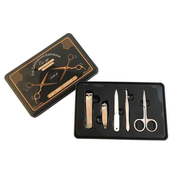 Robert Frederick Ltd - Wholesale Shaving Set/Kit - Men's - Grooming Kit - Gentleman's Emporium - Stylish Tin