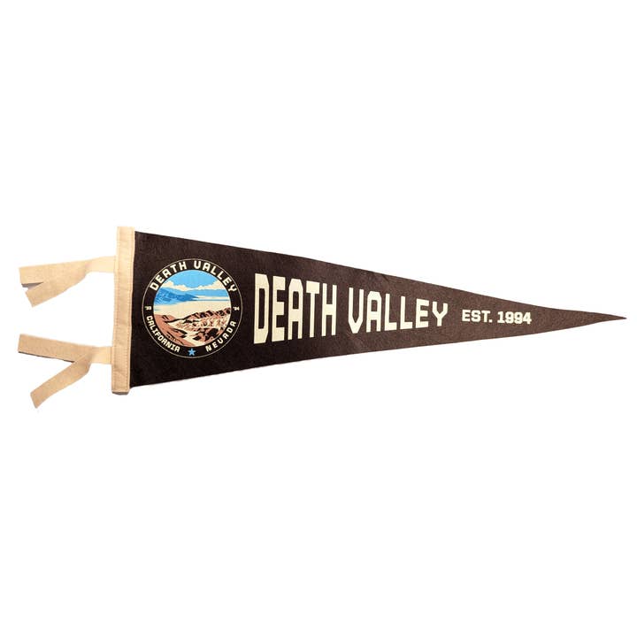 Death Valley Pennant for wholesale by Weekend Trip Designs