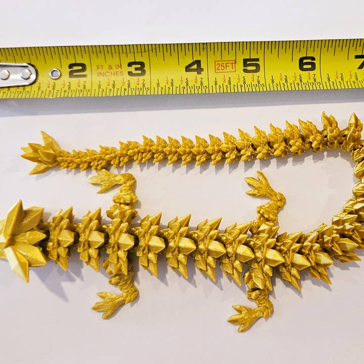 The Midnight Oil - Wholesale Fidget Toy - Kids - 3D Articulated Crystal Dragon (14")