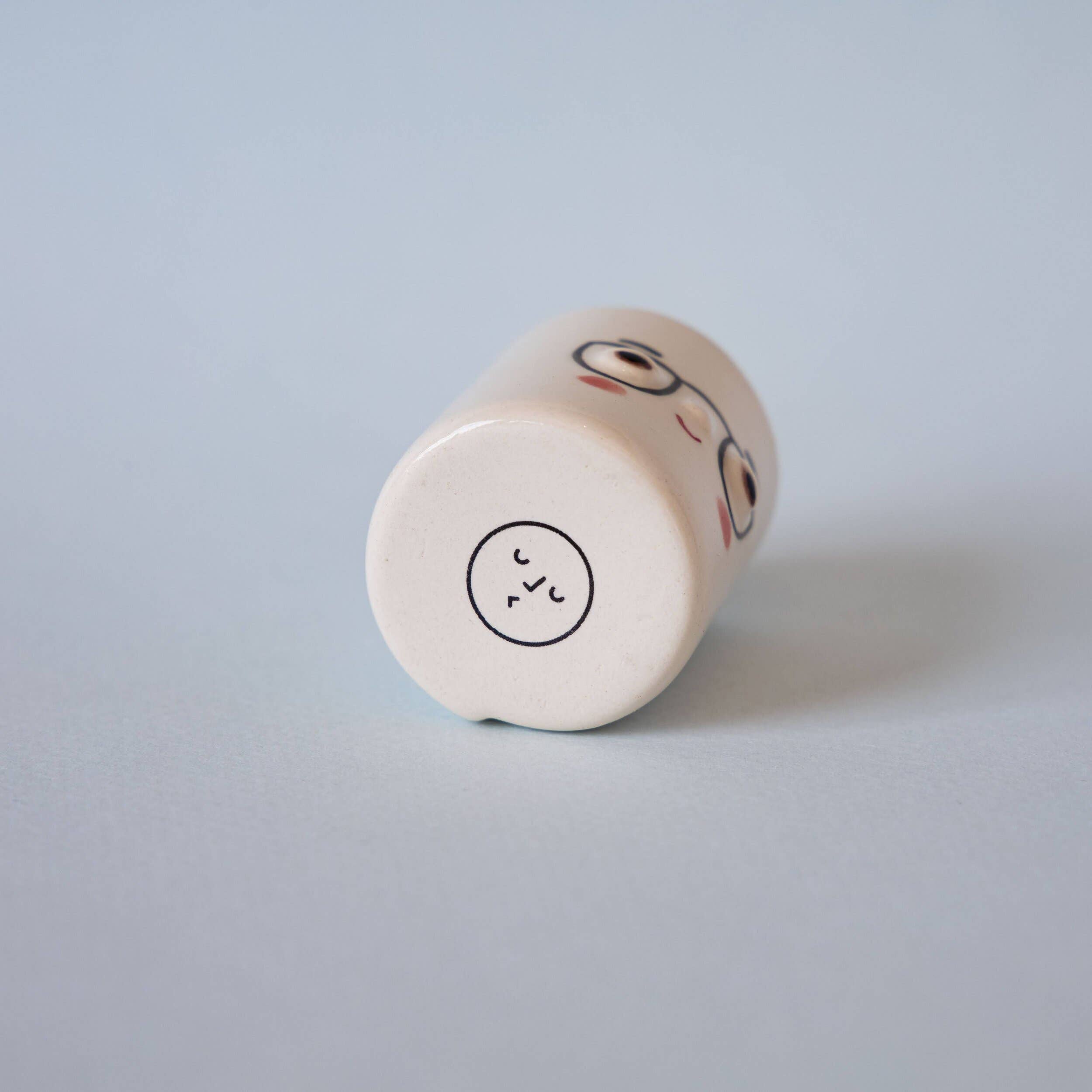 Friend Assembly - Wholesale Plant Pot - Four-Eyes Mini Planter - Porcelain1