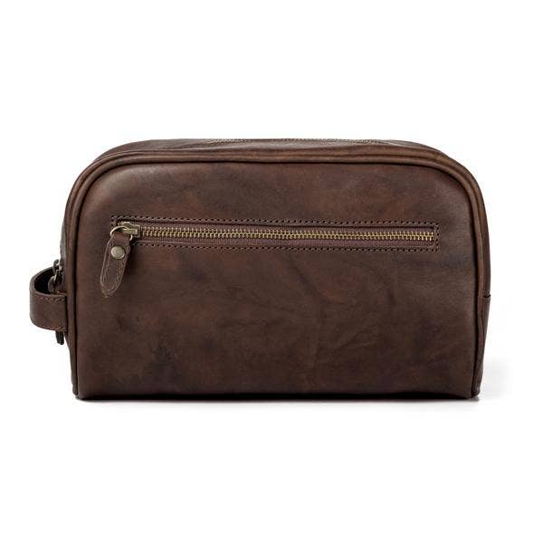 Mission Mercantile Leather Goods - Wholesale Toiletry Bag - Men's - Benjamin Leather Wash Bag7