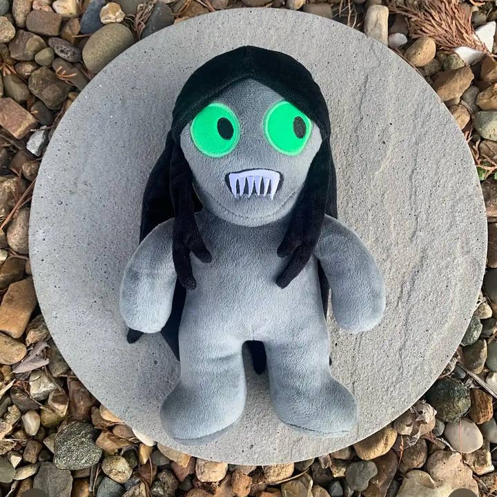 Cryptid Comforts - Wholesale Pet Plush Toy - Dog - Green Eyes plushy2