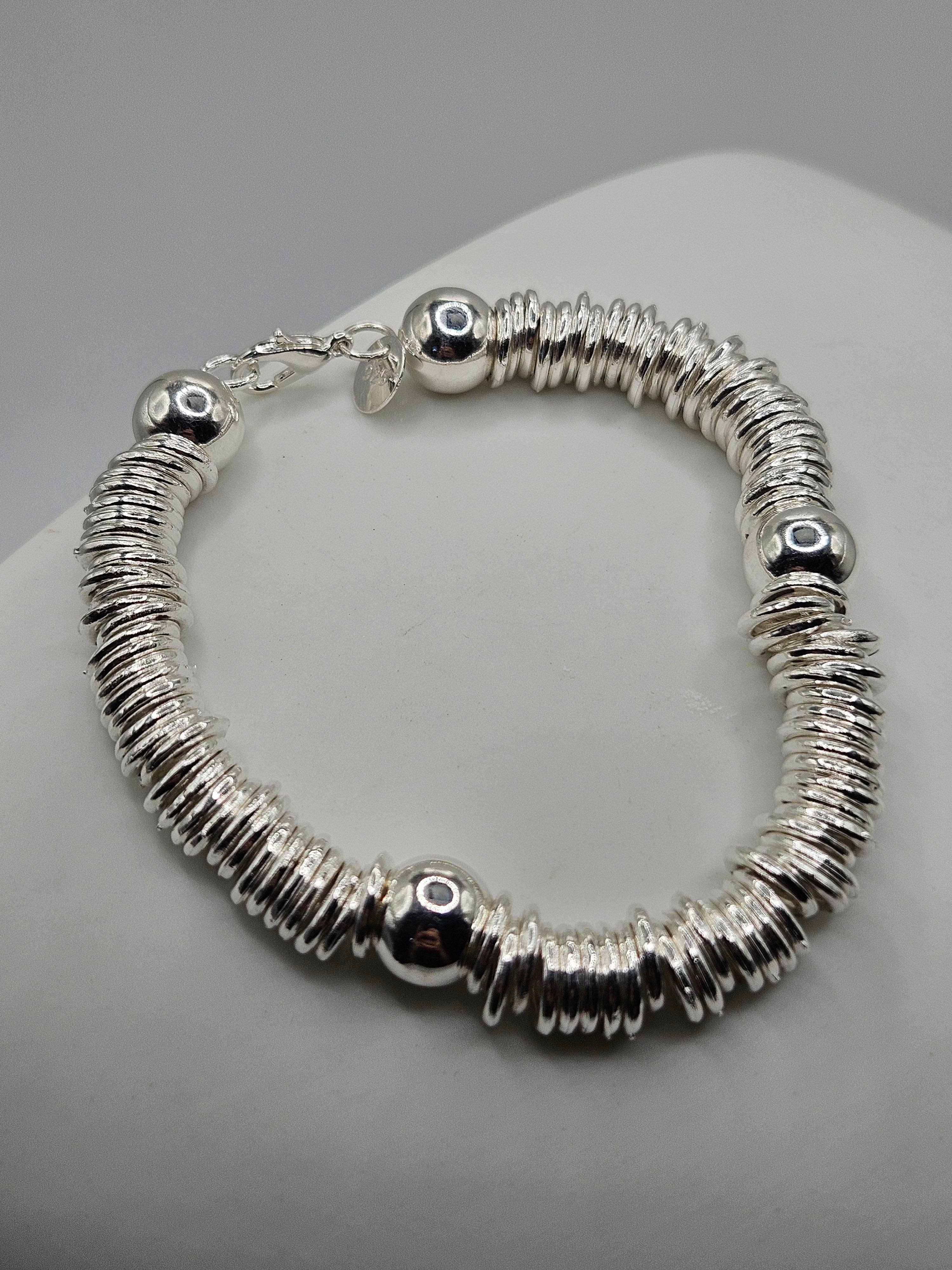 Vie Jewelry - Wholesale Link & Chain Bracelet - Moni Bracelet - Silver Link Bracelet - Stacking - Statement1