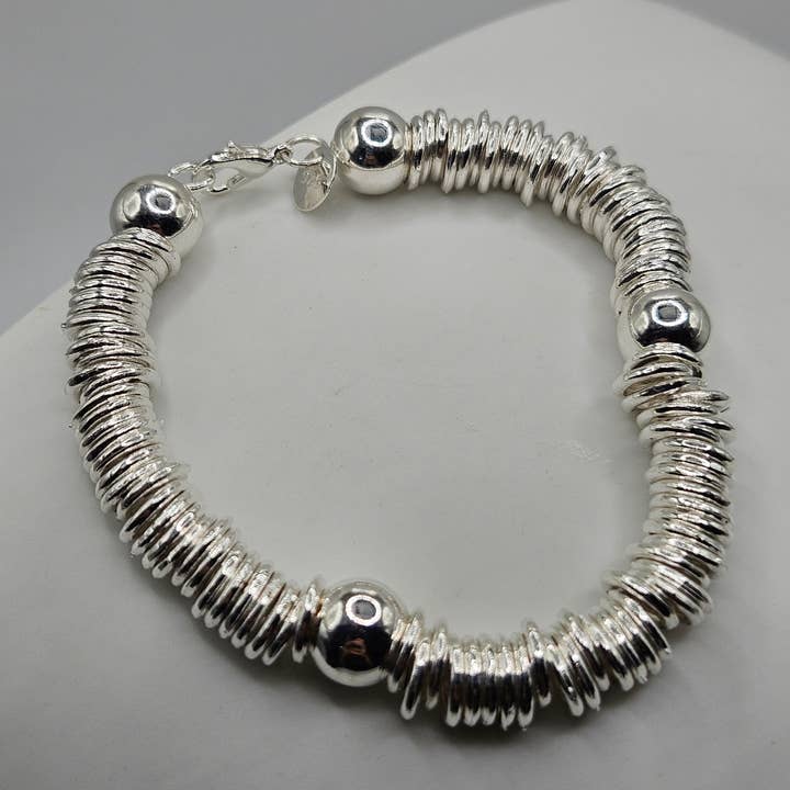 Vie Jewelry - Wholesale Link & Chain Bracelet - Moni Bracelet - Silver Link Bracelet - Stacking - Statement1