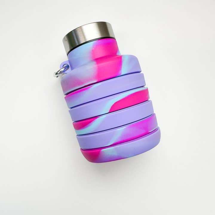 Smile Boutiques - Wholesale Water bottle - Reusable Collapsible Silicone Bottles 8