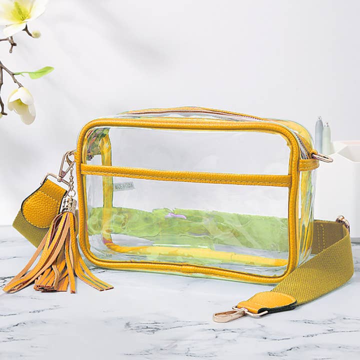 MiMi Wholesale - Wholesale Crossbody Bag - Women's - TG10223 Game Day Clear Crossbody Bag1