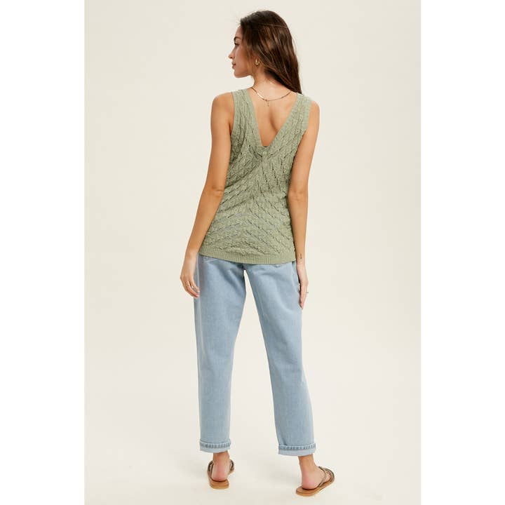 Wishlist Apparel - Venta al por mayor Jersey de punto - Mujer - JERSEY DE PUNTO CON PATRÓN TRANSPARENTE / WL19-35017