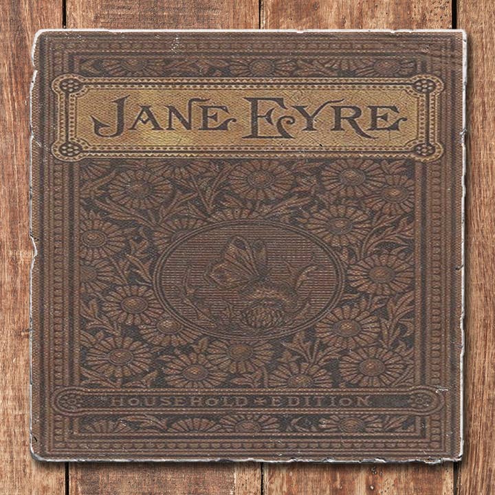 Black Angel Designs - Wholesale Coasters - Classic Book Coaster - Jane Eyre - Charlotte Bronte